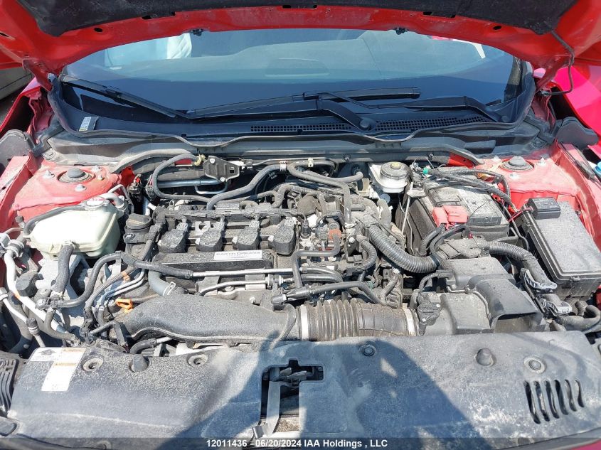 2019 Honda Civic VIN: 2HGFC1E50KH200422 Lot: 12011436