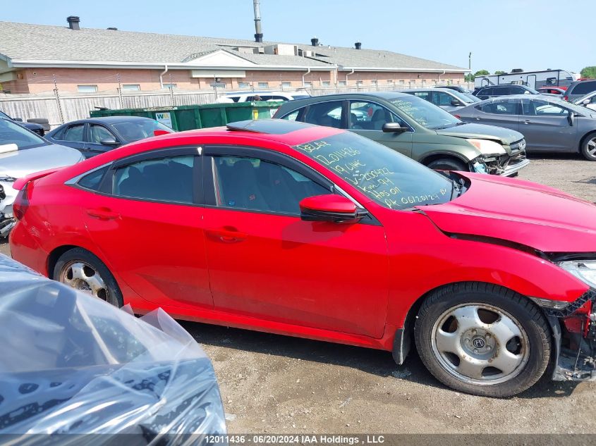 2019 Honda Civic VIN: 2HGFC1E50KH200422 Lot: 12011436