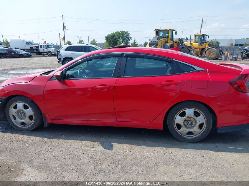 2019 Honda Civic VIN: 2HGFC1E50KH200422 Lot: 12011436