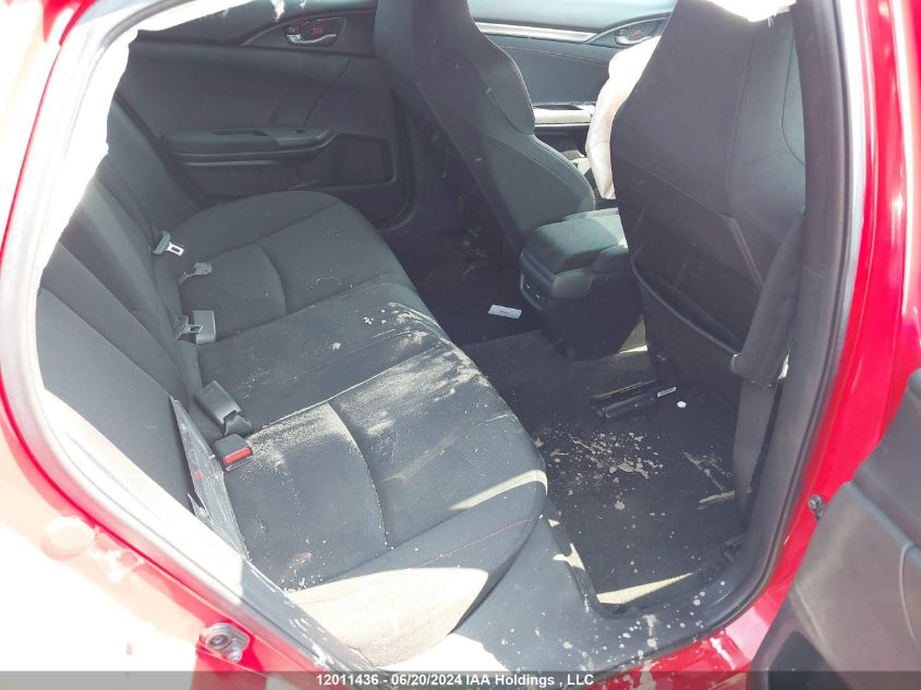 2019 Honda Civic VIN: 2HGFC1E50KH200422 Lot: 12011436