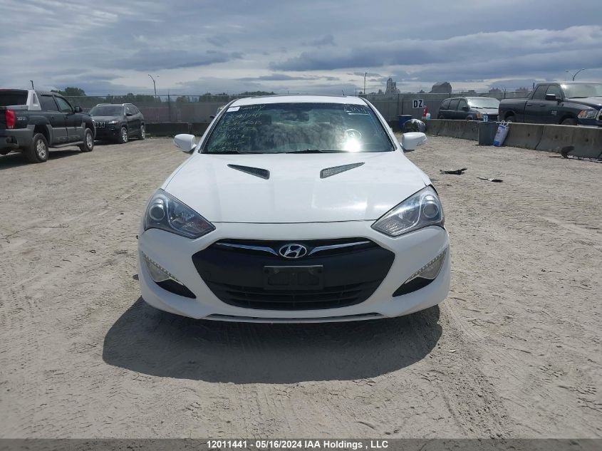 2013 Hyundai Genesis Coupe 3.8L VIN: KMHHU6KJ3DU085152 Lot: 12011441