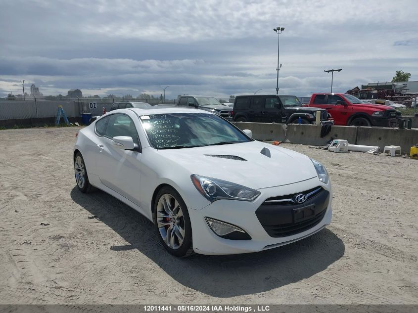 2013 Hyundai Genesis Coupe 3.8L VIN: KMHHU6KJ3DU085152 Lot: 12011441