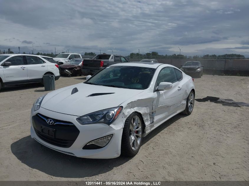 2013 Hyundai Genesis Coupe 3.8L VIN: KMHHU6KJ3DU085152 Lot: 12011441