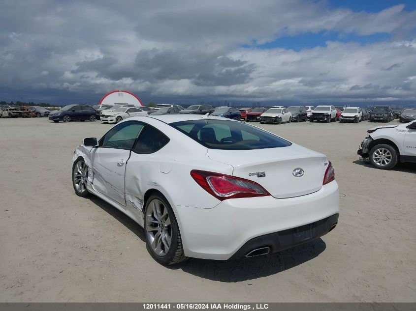 2013 Hyundai Genesis Coupe 3.8L VIN: KMHHU6KJ3DU085152 Lot: 12011441