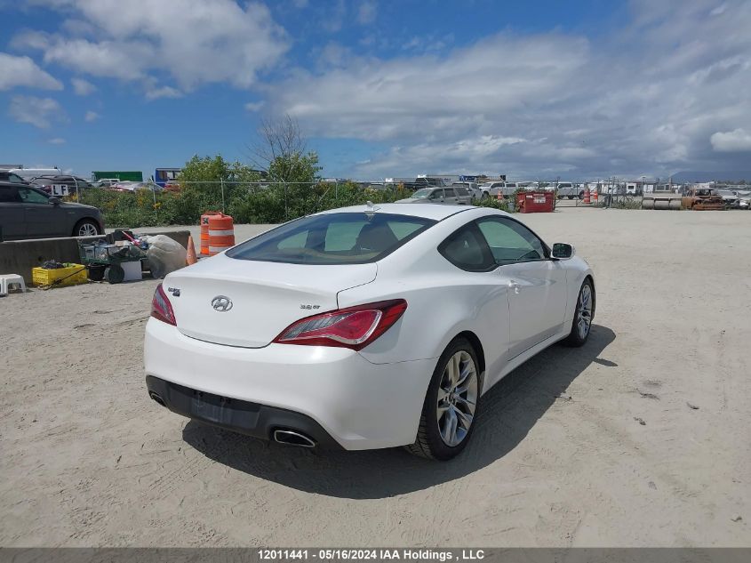 2013 Hyundai Genesis Coupe 3.8L VIN: KMHHU6KJ3DU085152 Lot: 12011441