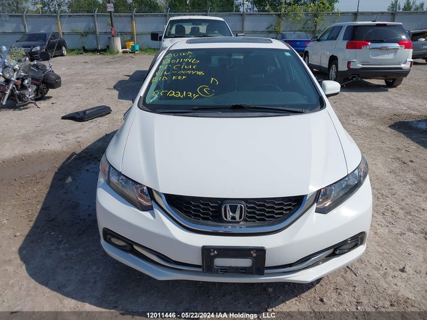 2014 Honda Civic Lx VIN: 2HGFB2F75EH009446 Lot: 12011446