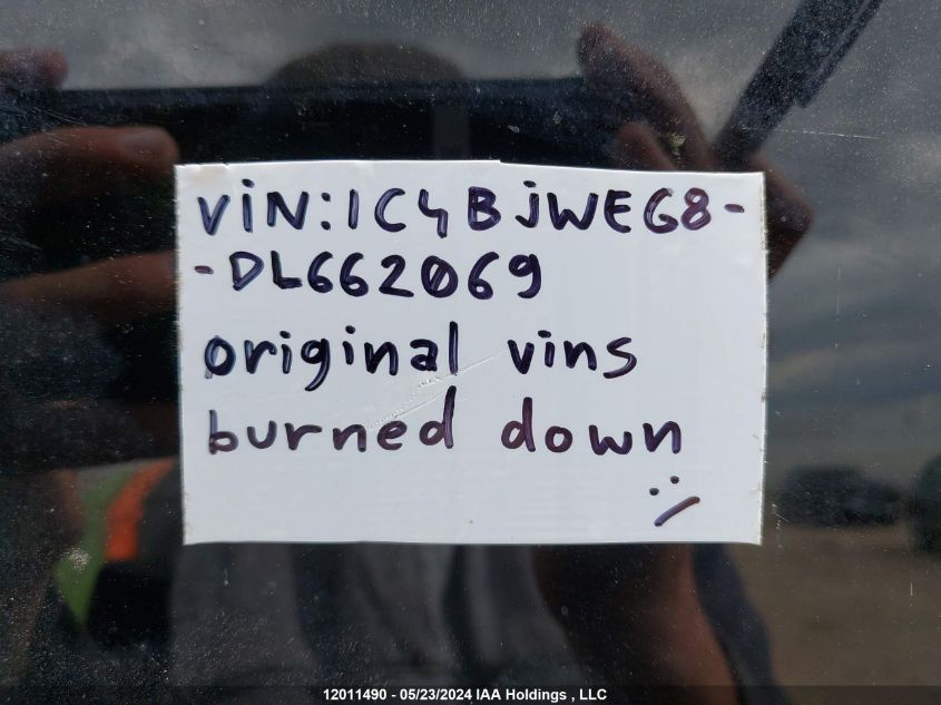 2013 Jeep Wrangler Unlimited Sahara VIN: 1C4BJWEG8DL662069 Lot: 12011490