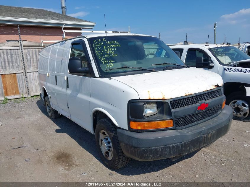 2007 Chevrolet Express VIN: 1GCGG25V671228891 Lot: 12011495