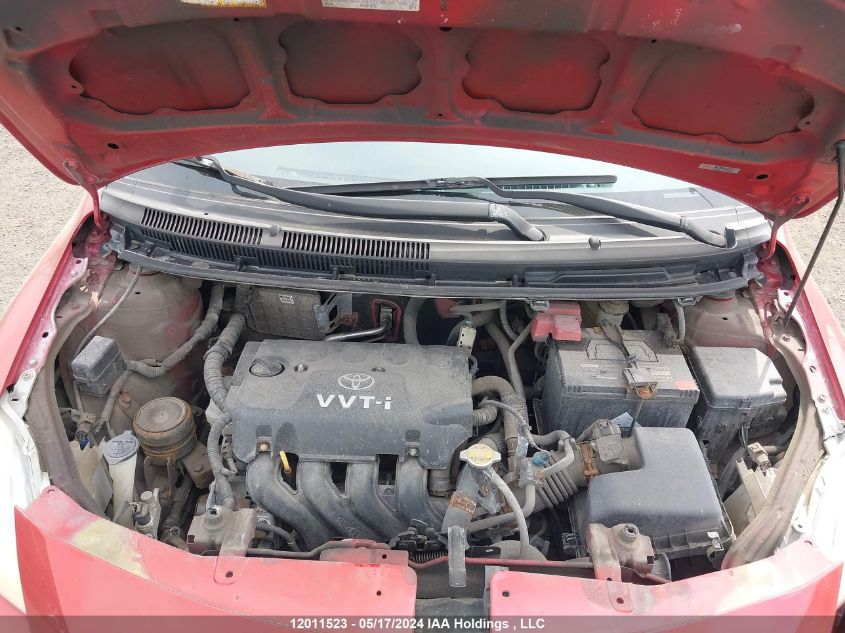 2010 Toyota Yaris VIN: JTDBT4K34A1376632 Lot: 12011523