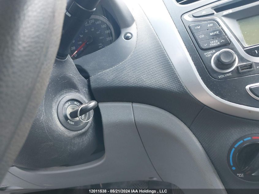 2014 Hyundai Accent Gls/Gs VIN: KMHCT4AE3EU764880 Lot: 12011538