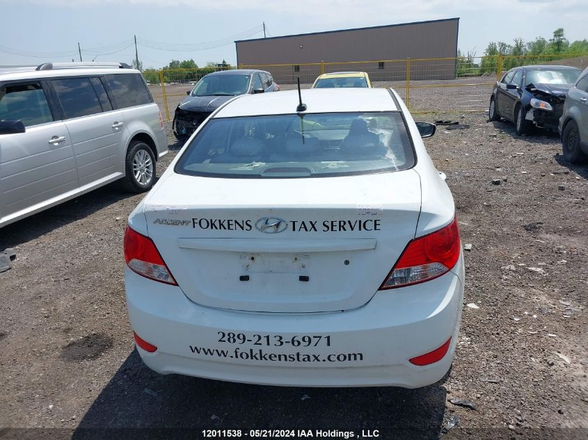 2014 Hyundai Accent Gls/Gs VIN: KMHCT4AE3EU764880 Lot: 12011538