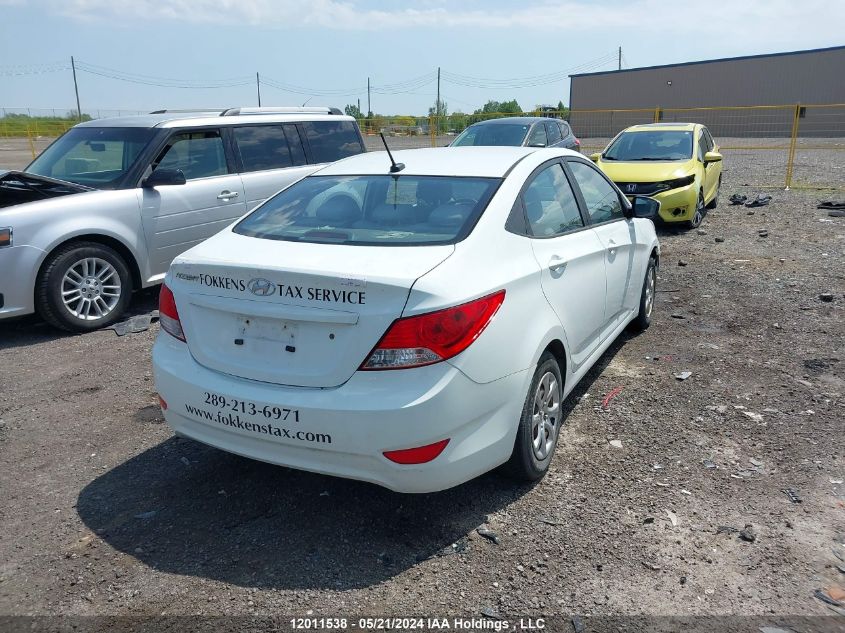 2014 Hyundai Accent Gls/Gs VIN: KMHCT4AE3EU764880 Lot: 12011538