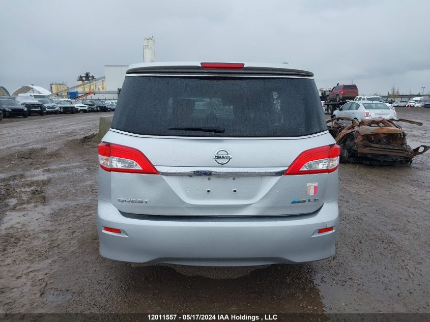 2012 Nissan Quest VIN: JN8AE2KP1C9043326 Lot: 12011557