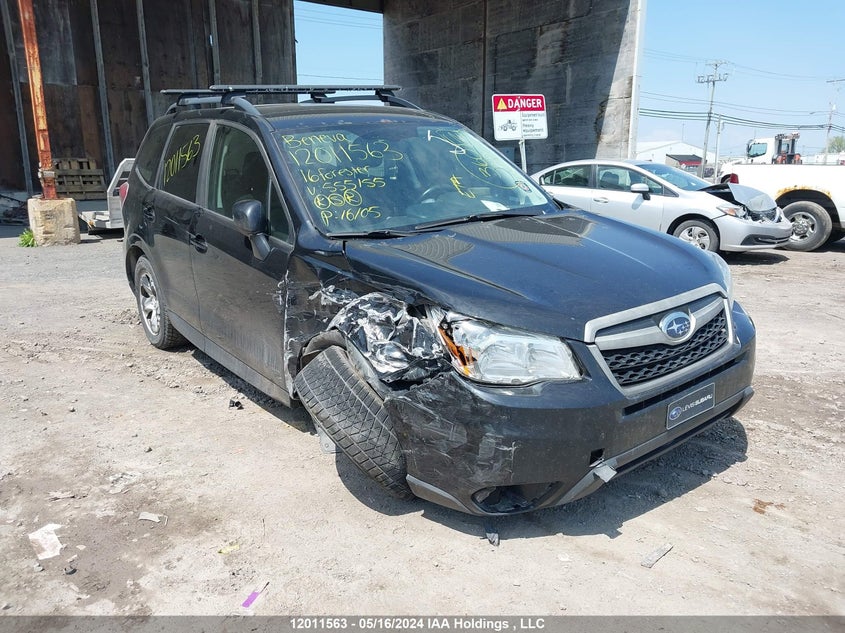 2016 Subaru Forester VIN: JF2SJCBC2GH555155 Lot: 12011563