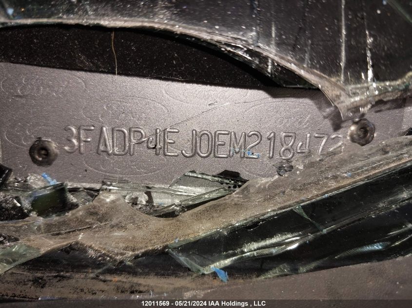 2014 Ford Fiesta Se VIN: 3FADP4EJ0EM218472 Lot: 12011569