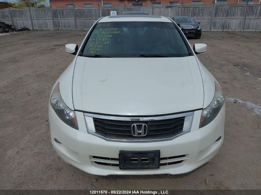 2009 Honda Accord VIN: 1HGCP36829A801514 Lot: 12011570