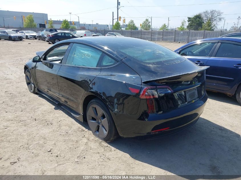 2023 Tesla Model 3 VIN: 5YJ3E1EA8PF383445 Lot: 12011590