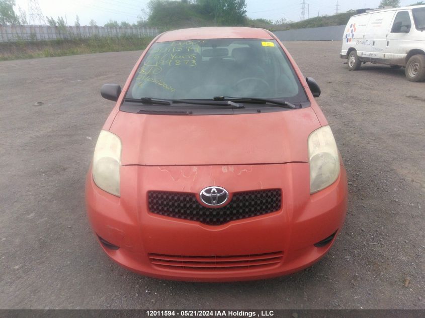 2008 Toyota Yaris VIN: JTDKT923685199873 Lot: 12011594