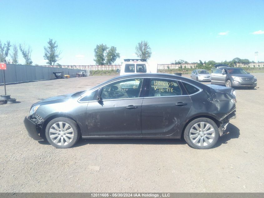 2017 Buick Verano VIN: 1G4P15SK3H4116798 Lot: 12011605