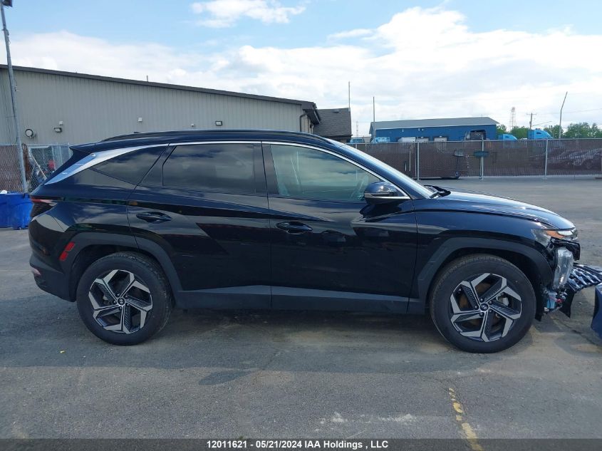 2022 Hyundai Tucson Luxury Hybrid Awd VIN: KM8JCCA16NU078153 Lot: 12011621