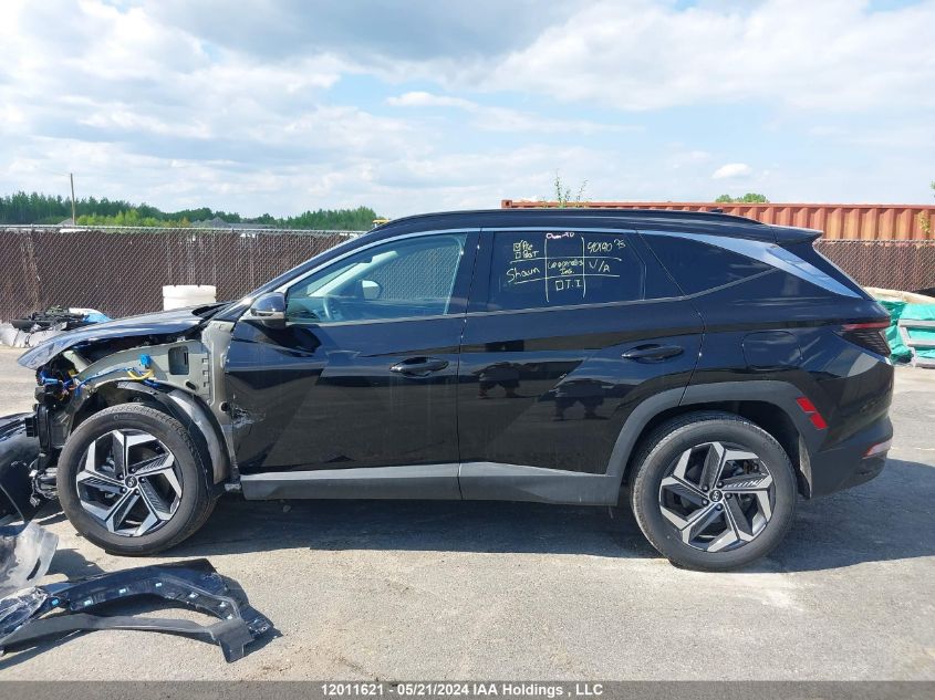 2022 Hyundai Tucson Luxury Hybrid Awd VIN: KM8JCCA16NU078153 Lot: 12011621