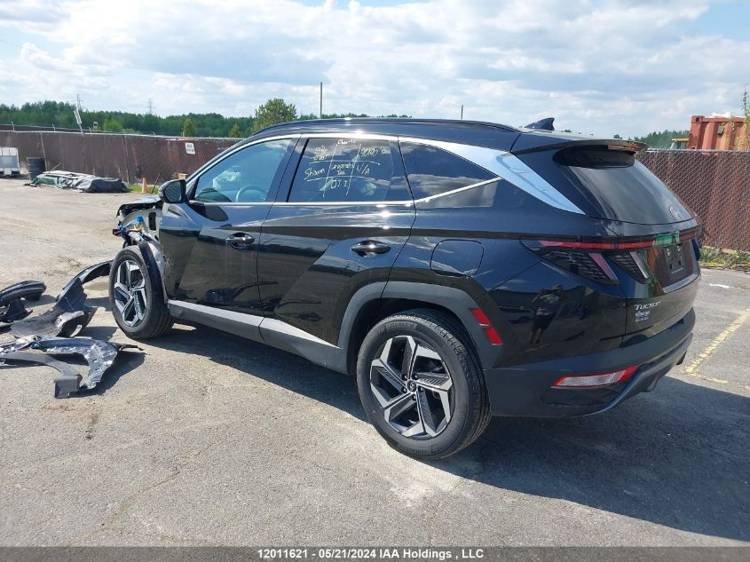 2022 Hyundai Tucson Luxury Hybrid Awd VIN: KM8JCCA16NU078153 Lot: 12011621