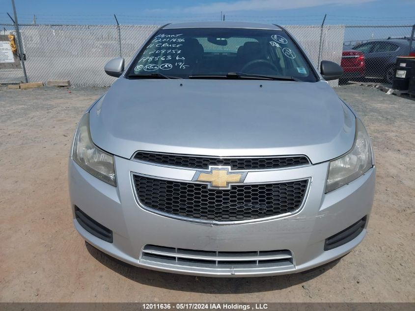 2011 Chevrolet Cruze Lt VIN: 1G1PF5S99B7208757 Lot: 12011636