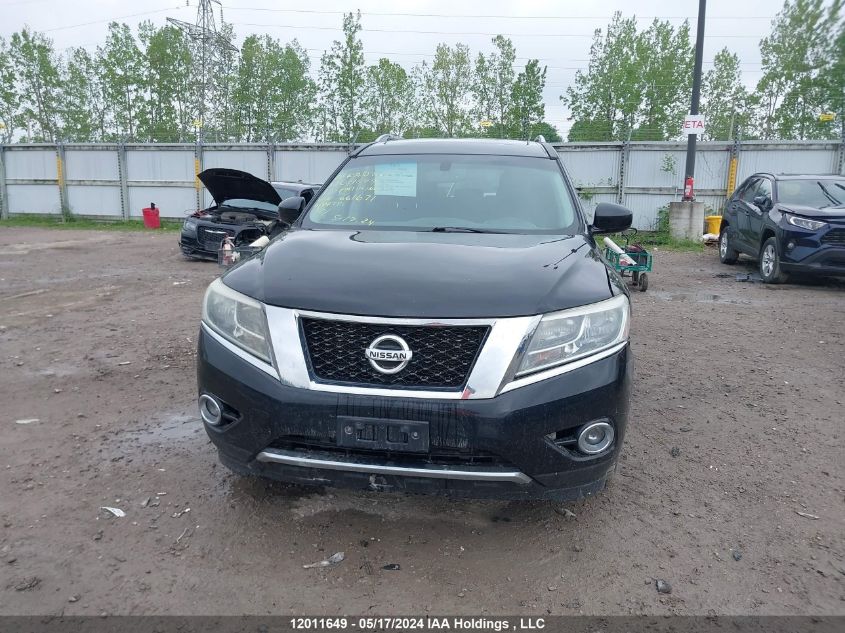 2013 Nissan Pathfinder S/Sv/Sl/Platinum VIN: 5N1AR2MM3DC661671 Lot: 12011649