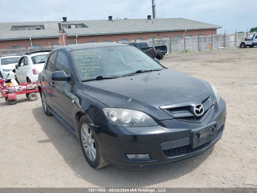 2007 Mazda 3 Mazda . VIN: JM1BK343471714405 Lot: 12011652