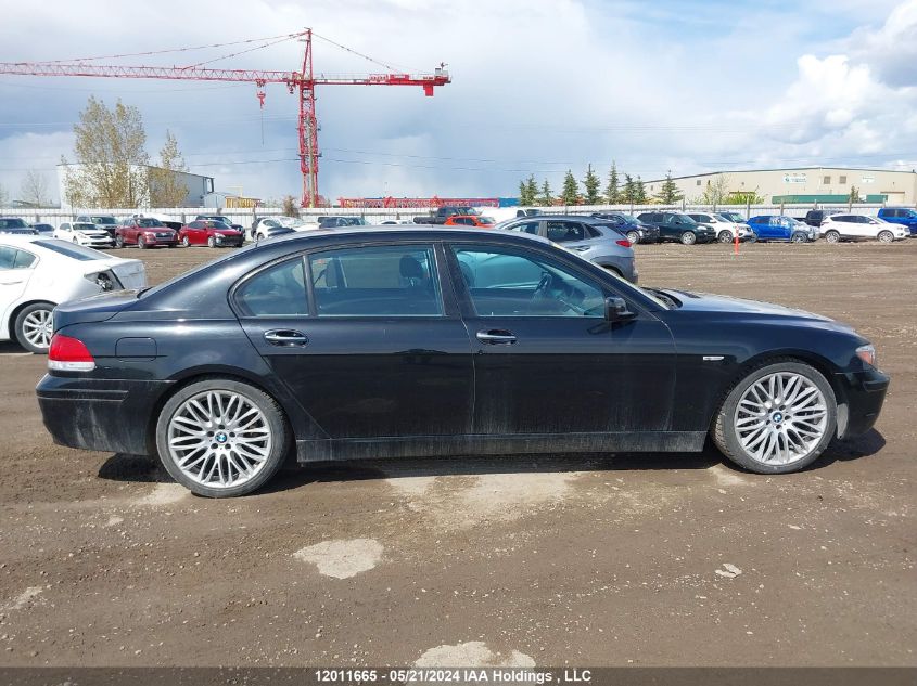 2008 BMW 7 Series VIN: WBAHN83548DT84599 Lot: 12011665