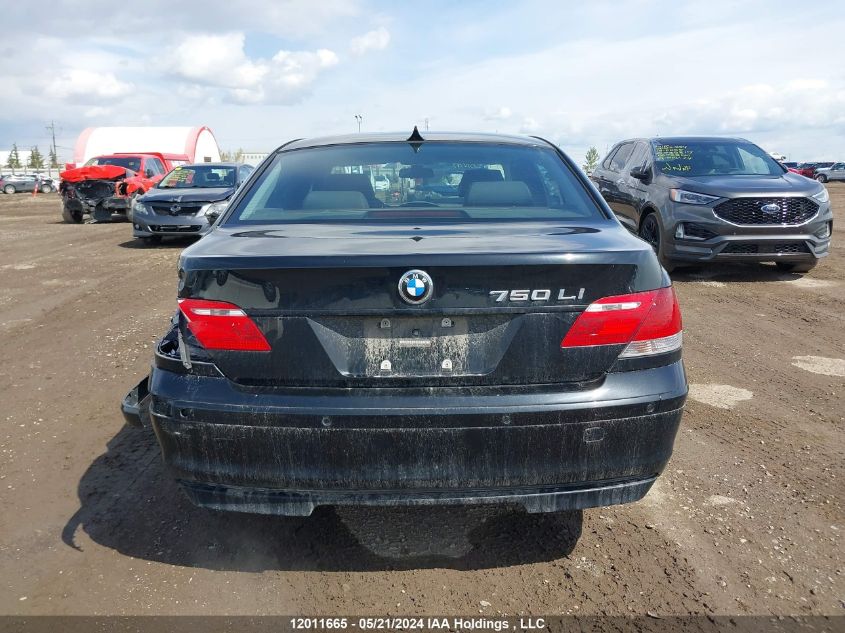 2008 BMW 7 Series VIN: WBAHN83548DT84599 Lot: 12011665