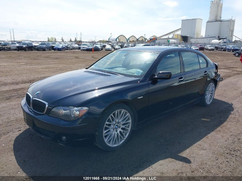 2008 BMW 7 Series VIN: WBAHN83548DT84599 Lot: 12011665