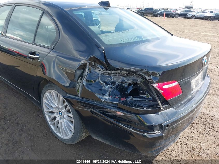 2008 BMW 7 Series VIN: WBAHN83548DT84599 Lot: 12011665