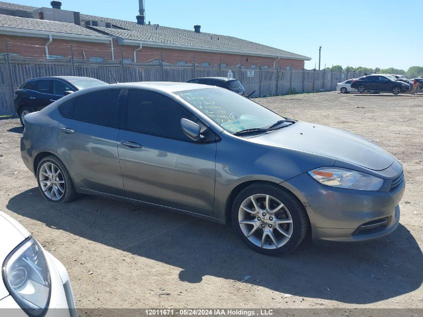 2013 Dodge Dart Sxt/Rallye VIN: 1C3CDFBH6DD146901 Lot: 12011671