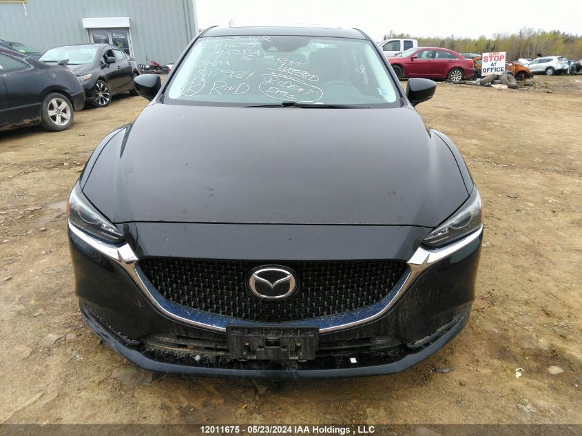 2018 Mazda 6 Gs-L VIN: JM1GL1VYXJ1317984 Lot: 12011675