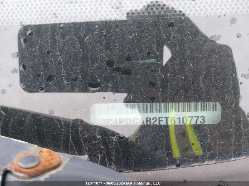 2015 Dodge Journey VIN: 3C4PDCAB2FT610773 Lot: 12011677