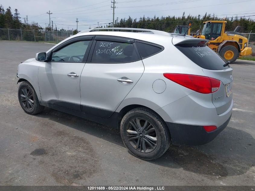 2015 Hyundai Tucson Gls VIN: KM8JU3AG9FU105641 Lot: 12011689