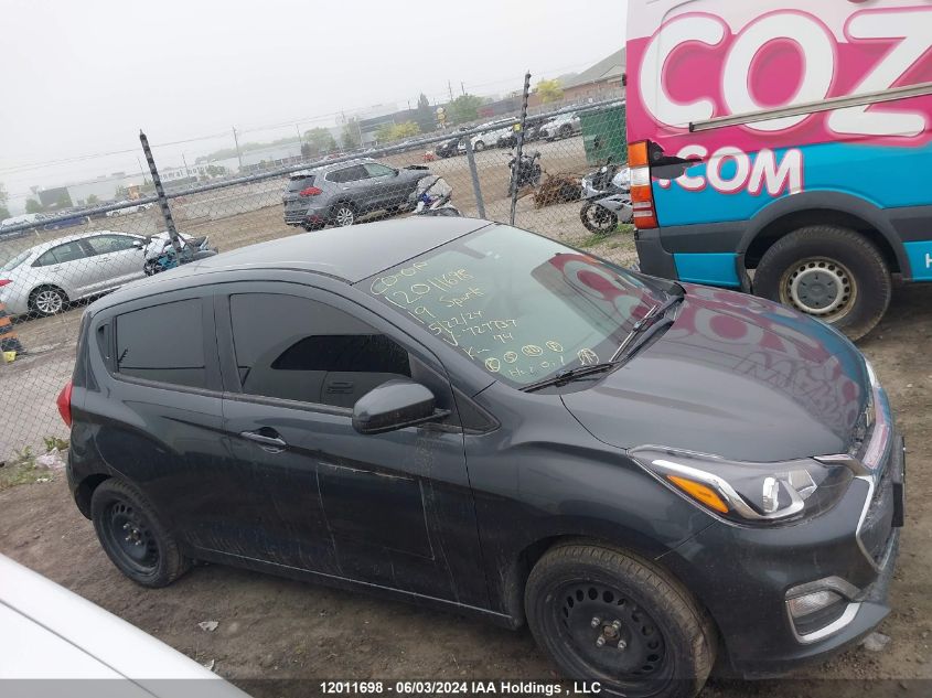 2019 Chevrolet Spark VIN: KL8CD6SA7KC727737 Lot: 12011698