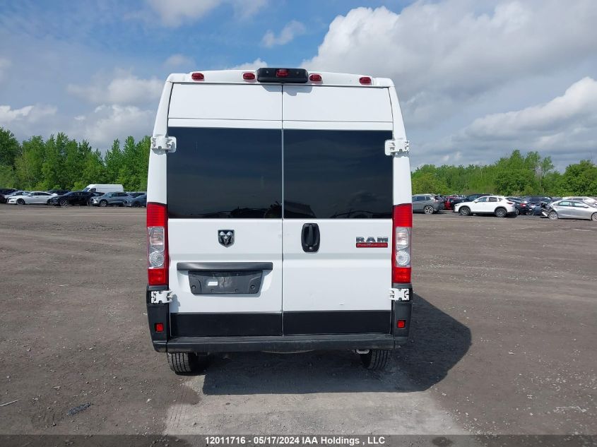 2021 Ram Promaster 2500 2500 High VIN: 3C6LRVDG2ME533818 Lot: 12011716