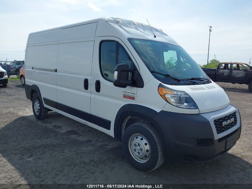 2021 Ram Promaster 2500 2500 High VIN: 3C6LRVDG2ME533818 Lot: 12011716