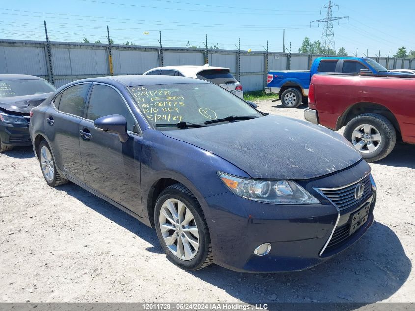 2014 Lexus Es 300H VIN: JTHBW1GG0E2061973 Lot: 12011728