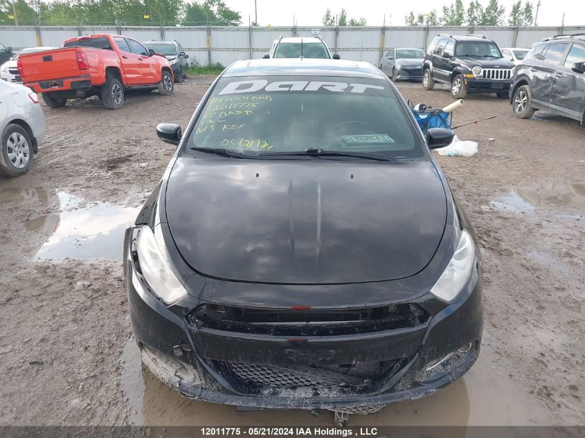 2013 Dodge Dart Limited/R/T VIN: 1C3CDFCA0DD722175 Lot: 12011775