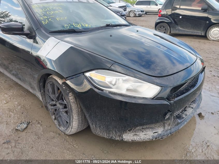 2013 Dodge Dart Limited/R/T VIN: 1C3CDFCA0DD722175 Lot: 12011775