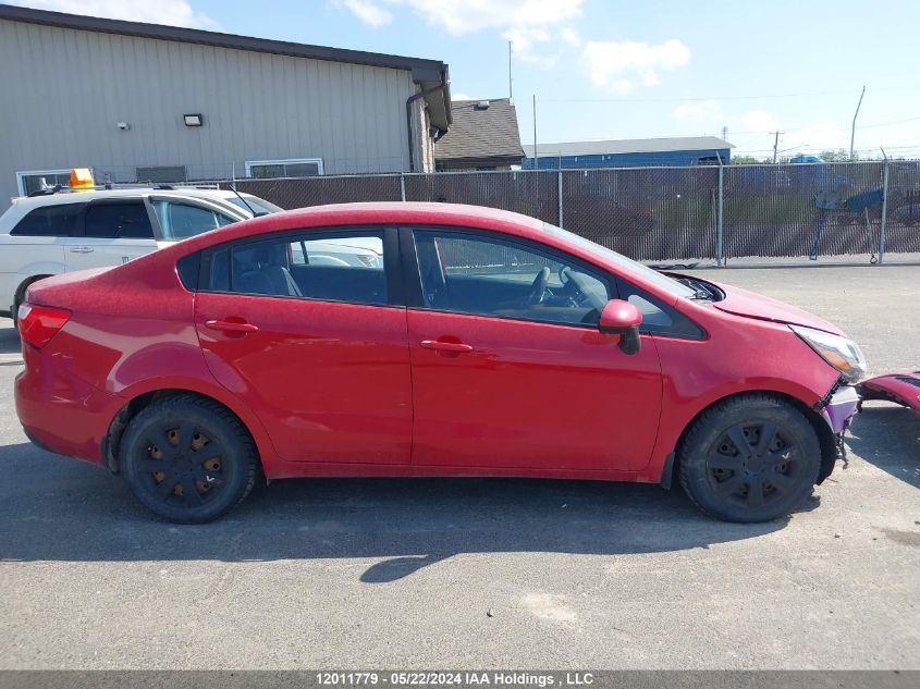 2013 Kia Rio VIN: KNADM4A34D6248712 Lot: 12011779