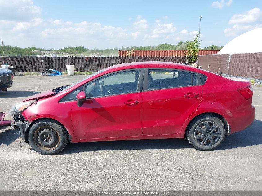 2013 Kia Rio VIN: KNADM4A34D6248712 Lot: 12011779