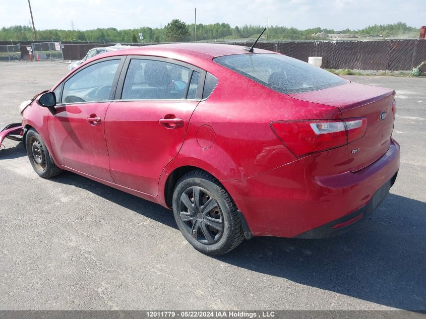 2013 Kia Rio VIN: KNADM4A34D6248712 Lot: 12011779