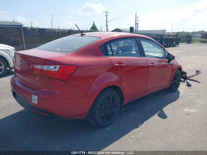 2013 Kia Rio VIN: KNADM4A34D6248712 Lot: 12011779