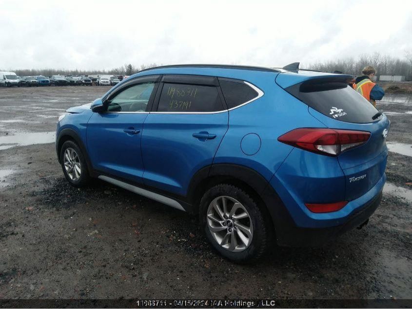 2017 Hyundai Tucson Luxury VIN: KM8J3CA44HU437191 Lot: 12011793