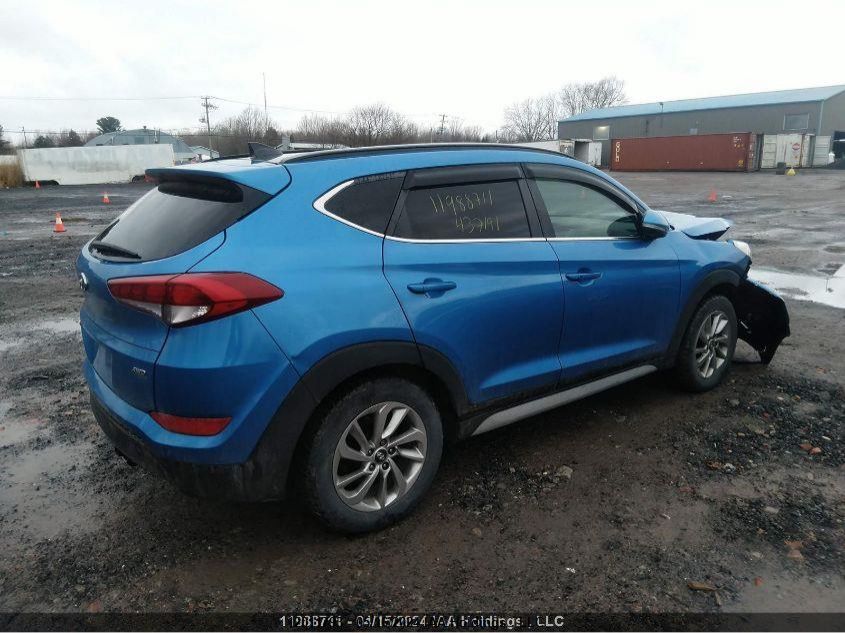 2017 Hyundai Tucson Luxury VIN: KM8J3CA44HU437191 Lot: 12011793