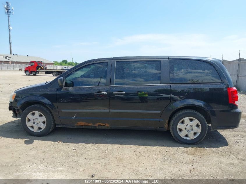 2012 Dodge Grand Caravan Se VIN: 2C4RDGBGXCR180130 Lot: 12011803